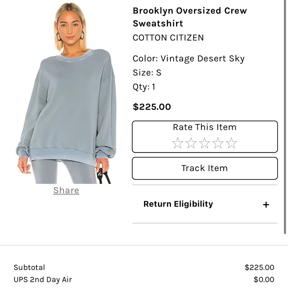 Cotton citizen crewneck